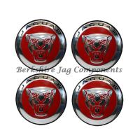 Alloy Wheel Badges Red and Silver C2D47107-S
