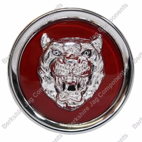 Alloy Wheel Badge Ruby Red and Silver MNA6249EA